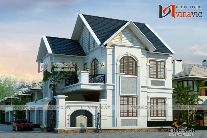 View khác Thiết kế biệt thự 2 tầng BT1614