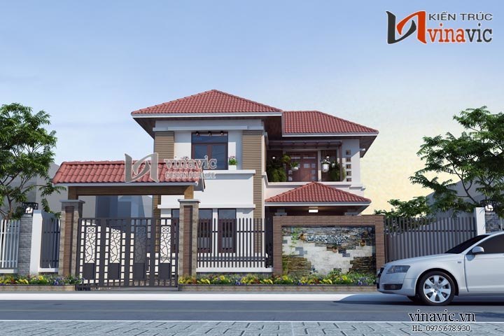 View khác Nhà 2 tầng mặt tiền 10m