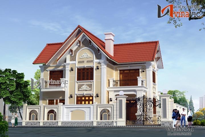 View khác Mẫu nhà đẹp 2 tầng 