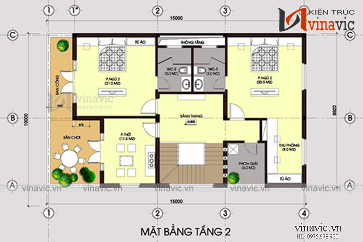 Công năng sử dụng của thiết kế nhà biệt thự