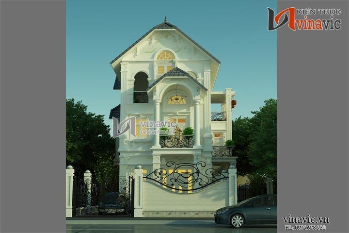 Phối cảnh khác Biệt thự 3 tầng 4 phòng ngủ rộng 200m2 2 mặt tiền 9m BT1495