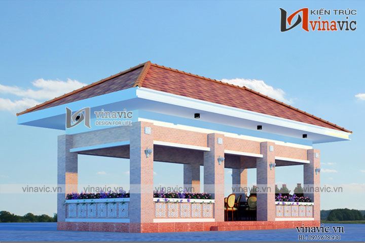 Mẫu thiết kế nhà hàng resort gần gũi với thiên nhiên NH07