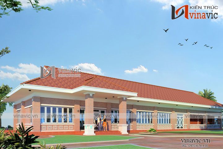 Mẫu thiết kế nhà hàng đẹp NH07