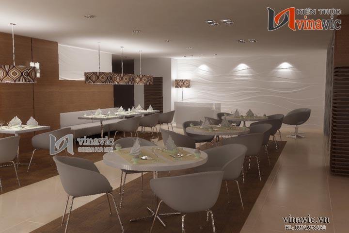 Bên trong mẫu thiết kế nhà hàng đẹp NH03_2