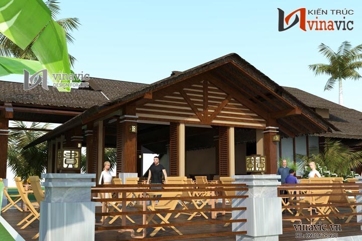 Góc nhìn khác mẫu thiết kế nhà hàng đẹp NH04_2