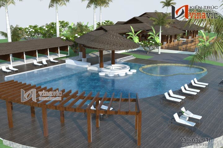 Góc nhìn khác mẫu thiết kế nhà hàng đẹp NH04_5