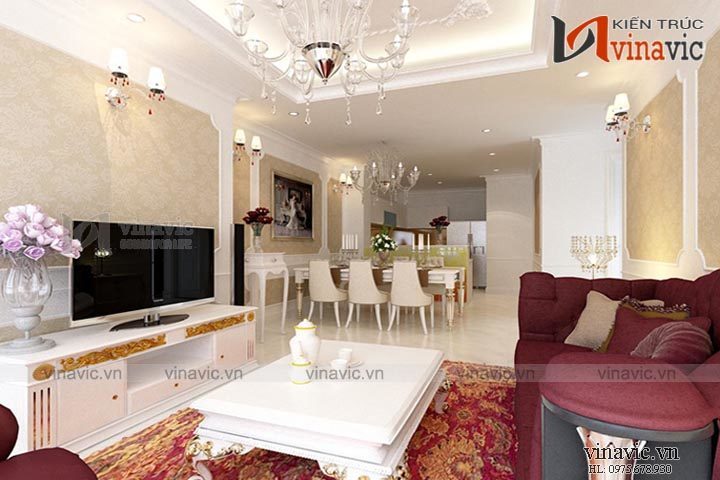 Nội thất chung cư đẹp NTC1423