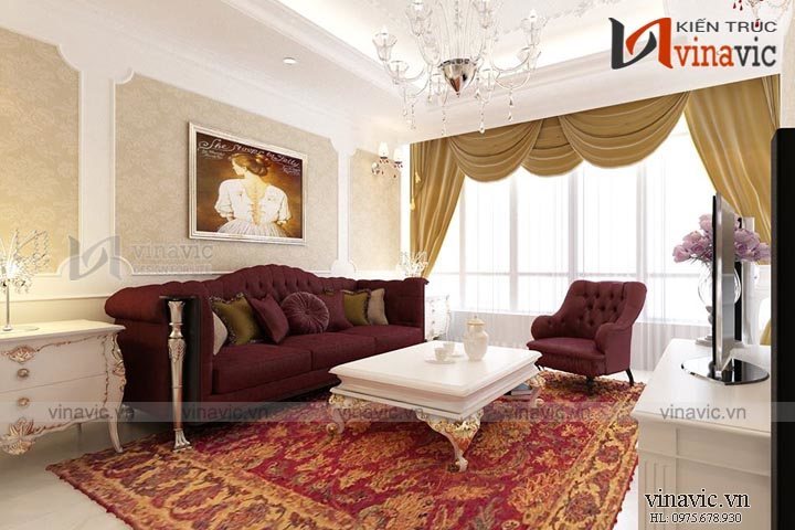 Nội thất chung cư đẹp NTC1423