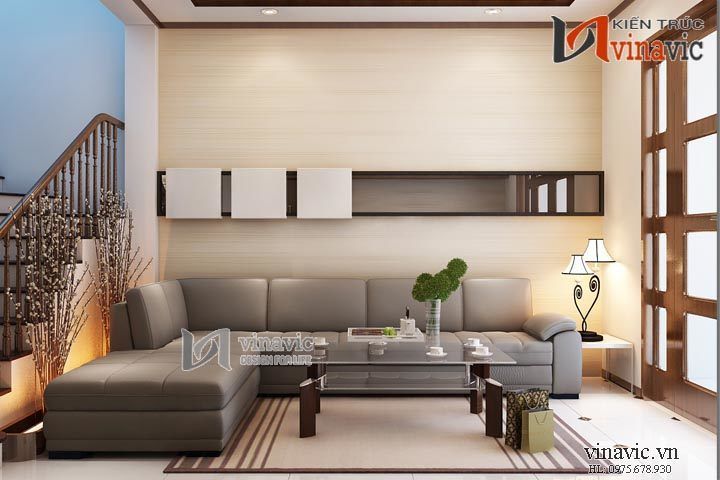 Phòng khách nhà ống: NTO1404