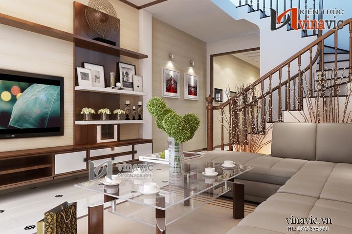 Phòng khách nhà ống: NTO1404