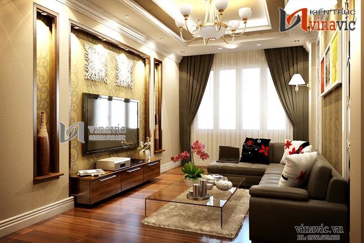 Phòng khách nhà ống