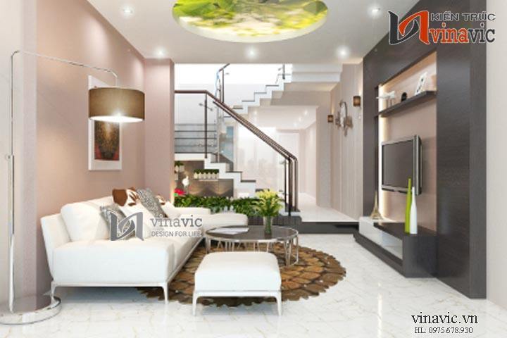 Phòng khách nhà ống: NTO1407