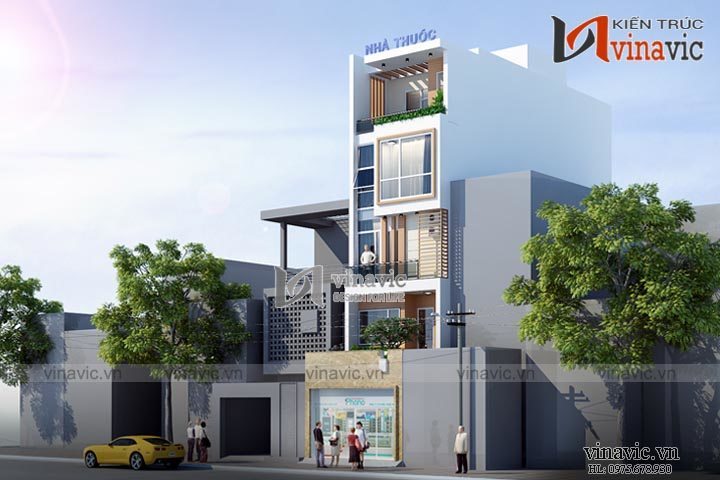 Mẫu thiết kế nhà ống đẹp 5 tầng NO1449_2
