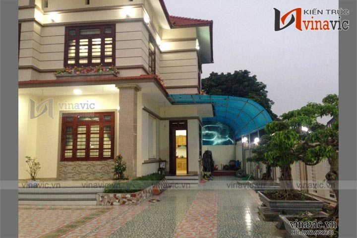 Hoàn thiện công trình biệt thự 2 tầng TCBT1455