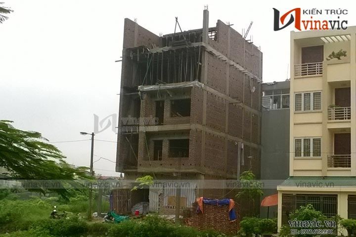 Thi công xây dựng công trình nhà phố 5 tầng TCNO1448