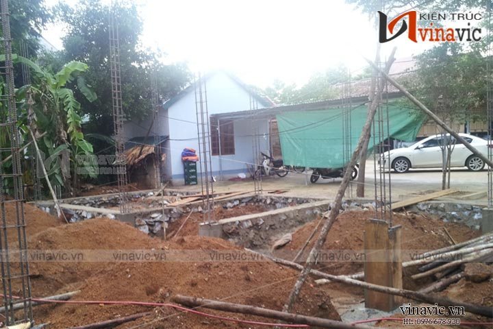 Thi công xây dựng cơ bản biệt thự 2 tầng TCBT1501