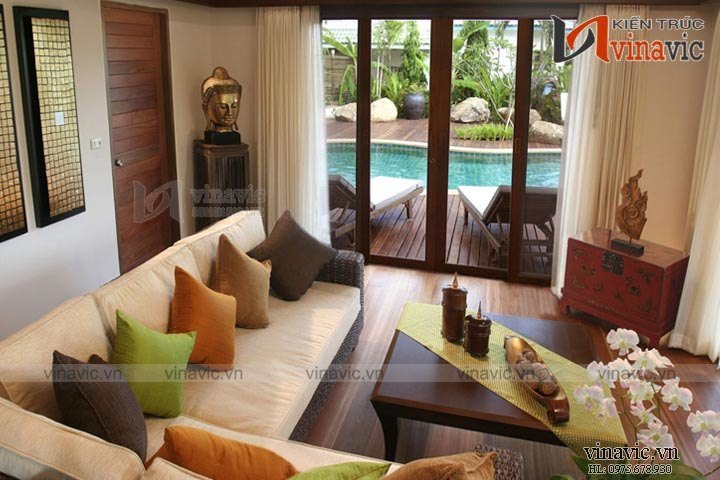 Nội thất công trình biệt thự nhà vườn TCBT1518