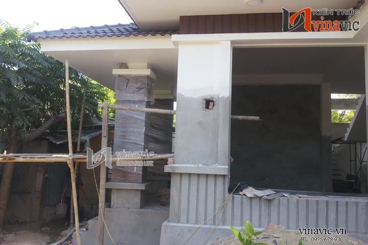 Thi công phần hoàn thiện công trình biệt thự 3 tầng TCBT1401