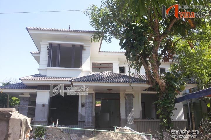 Thi công phần hoàn thiện công trình biệt thự 3 tầng TCBT1401