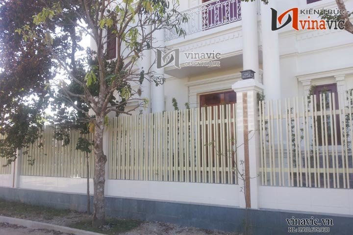 Hình ảnh thực tế xây dựng hoàn thiện công trình biệt thự TCBT1403