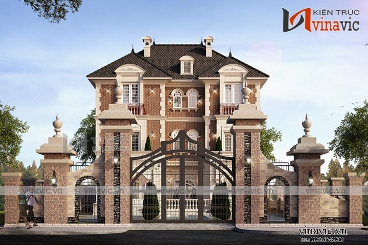 Biệt thự cổ kính sang trọng 400m2 3 tầng ở Hải Phòng mức đầu tư dự kiến 3 tỷ BT1649