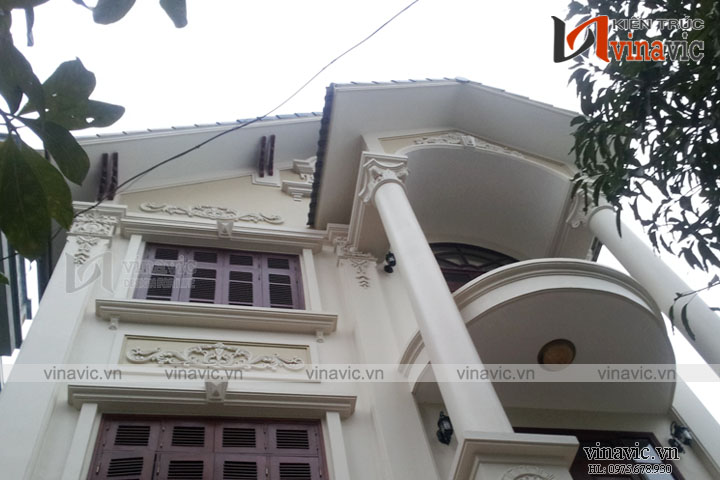 Thi công hoàn thiện kiến trúc nội thất sân vườn Biệt Thự Phủ Lý Hà Nam BT1654