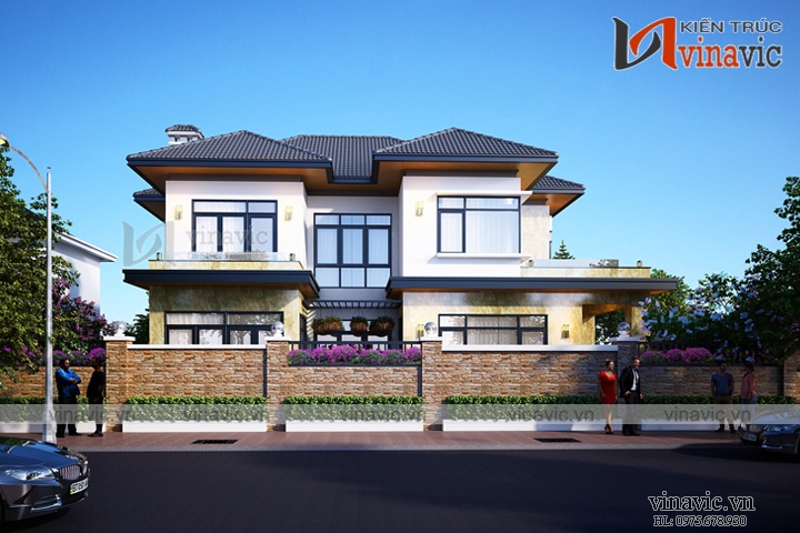 View khác mẫu Biệt thự 2 tầng 100m2 3 phòng ngủ View khác mẫu Biệt thự 2 tầng 100m2 3 phòng ngủ