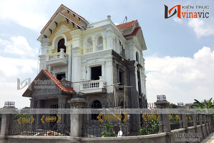 Thi công trọn gói biệt thự cổ điển đẳng cấp TCBT1652