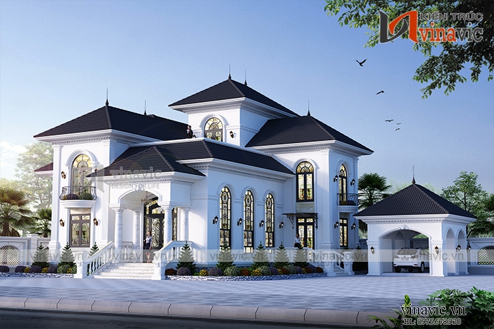 Biệt thự 350m2 4 phòng ngủ 2 tầng 1 lửng mức đầu tư 2.5 tỷ ở Phú Thọ