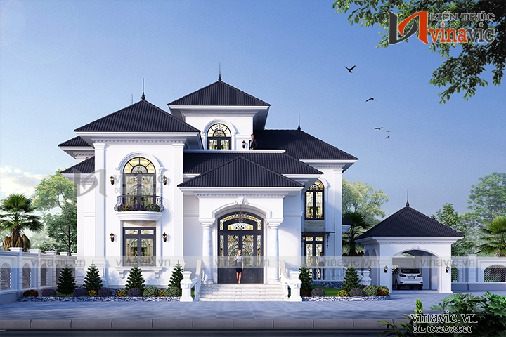 Biệt thự 350m2 4 phòng ngủ 2 tầng 1 lửng mức đầu tư 2.5 tỷ ở Phú Thọ