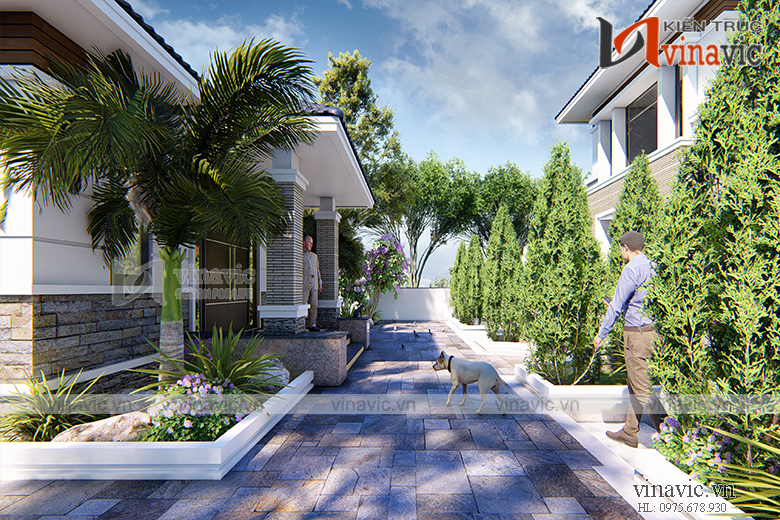 Góc nhìn khác Nhà đẹp 2 tầng mái thái hiện đại nổi bật nhất biển Sầm Sơn