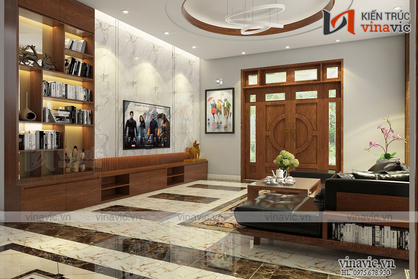 Thiết kế nội thất đẹp cho biệt thự 2 tầng mang phong cách hiện đại  Future  Home