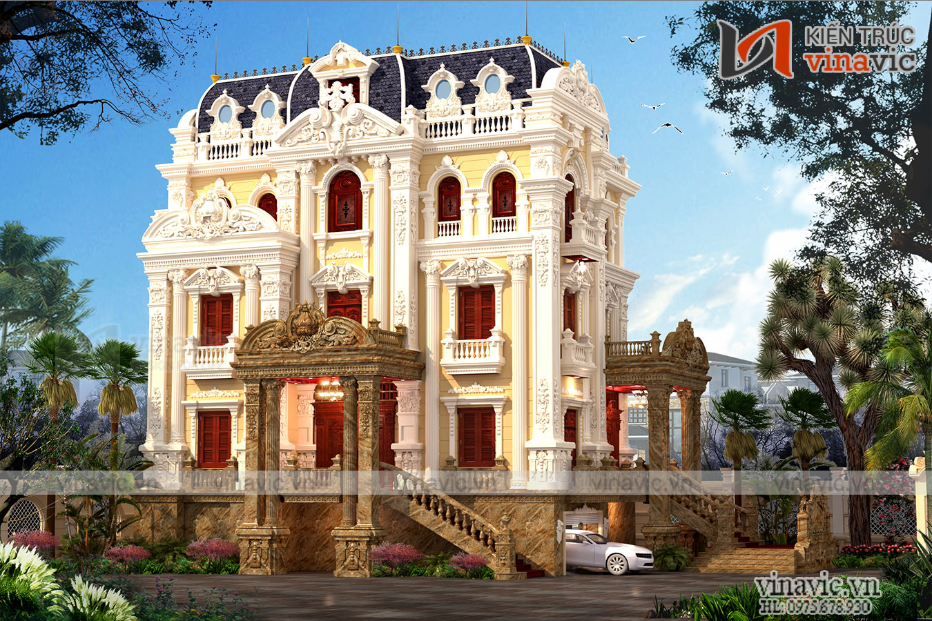 mặt khác của tòa lâu đài