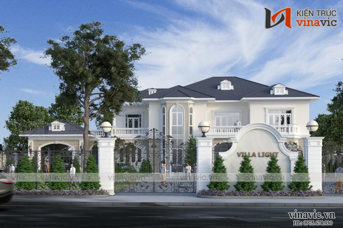 Biệt thự 2 tầng tân cổ điển 250m2/1 sàn đẳng cấp ở đảo Phú Quốc