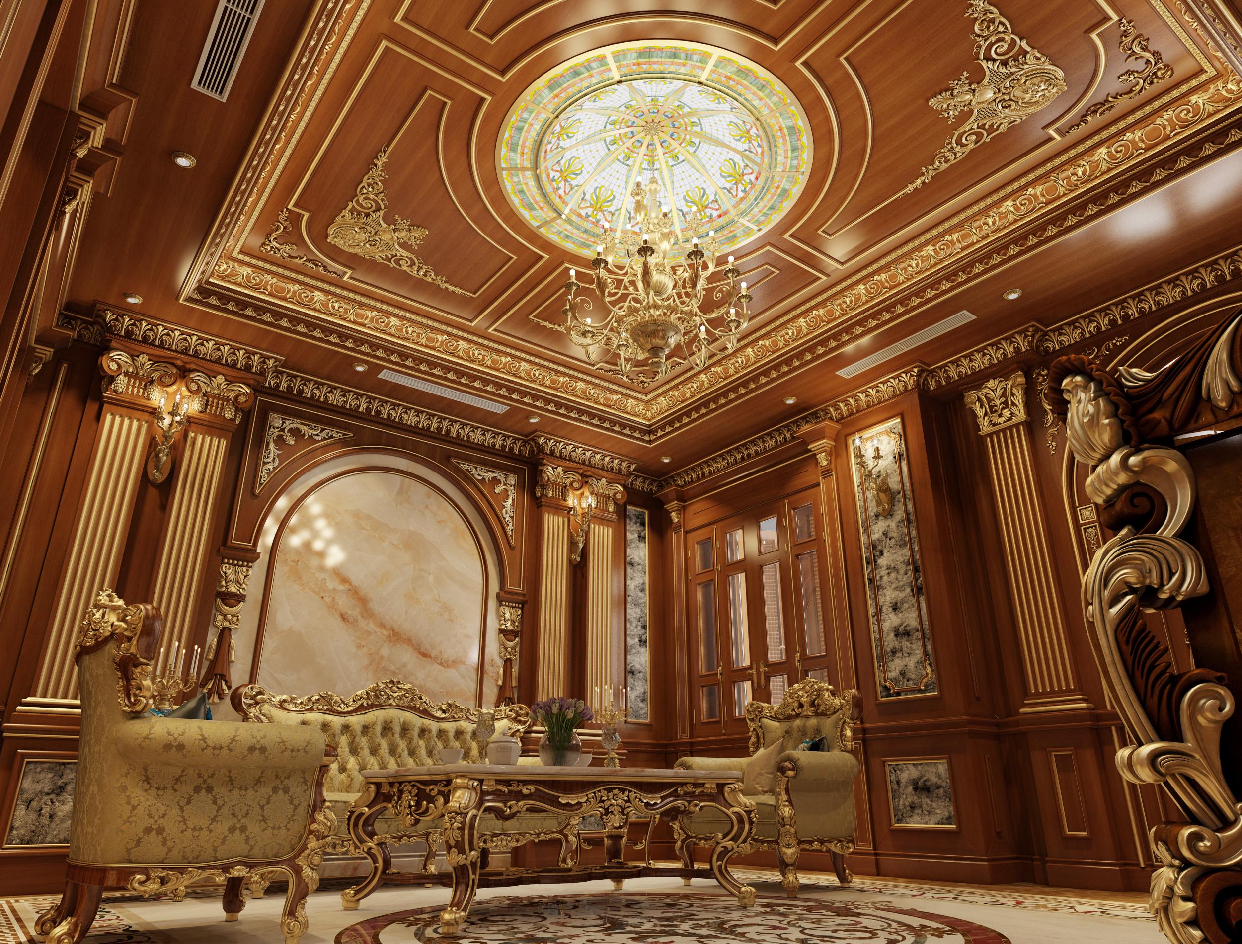 Mẫu nội thất đẹp cho dinh thự độc đáo nhất Việt Nam ở Phú Quốc NT2001