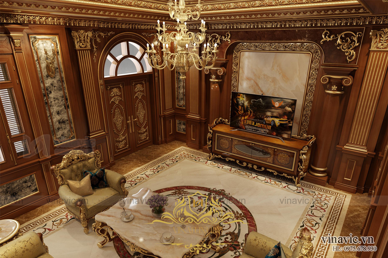 Mẫu nội thất đẹp cho dinh thự độc đáo nhất Việt Nam ở Phú Quốc NT2001