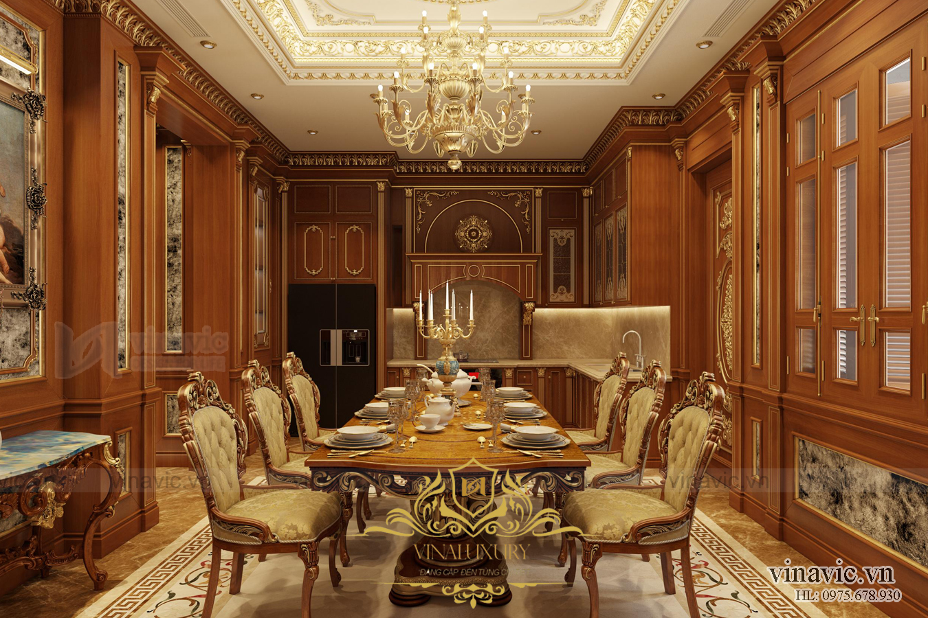 Mẫu nội thất đẹp cho dinh thự độc đáo nhất Việt Nam ở Phú Quốc NT2001