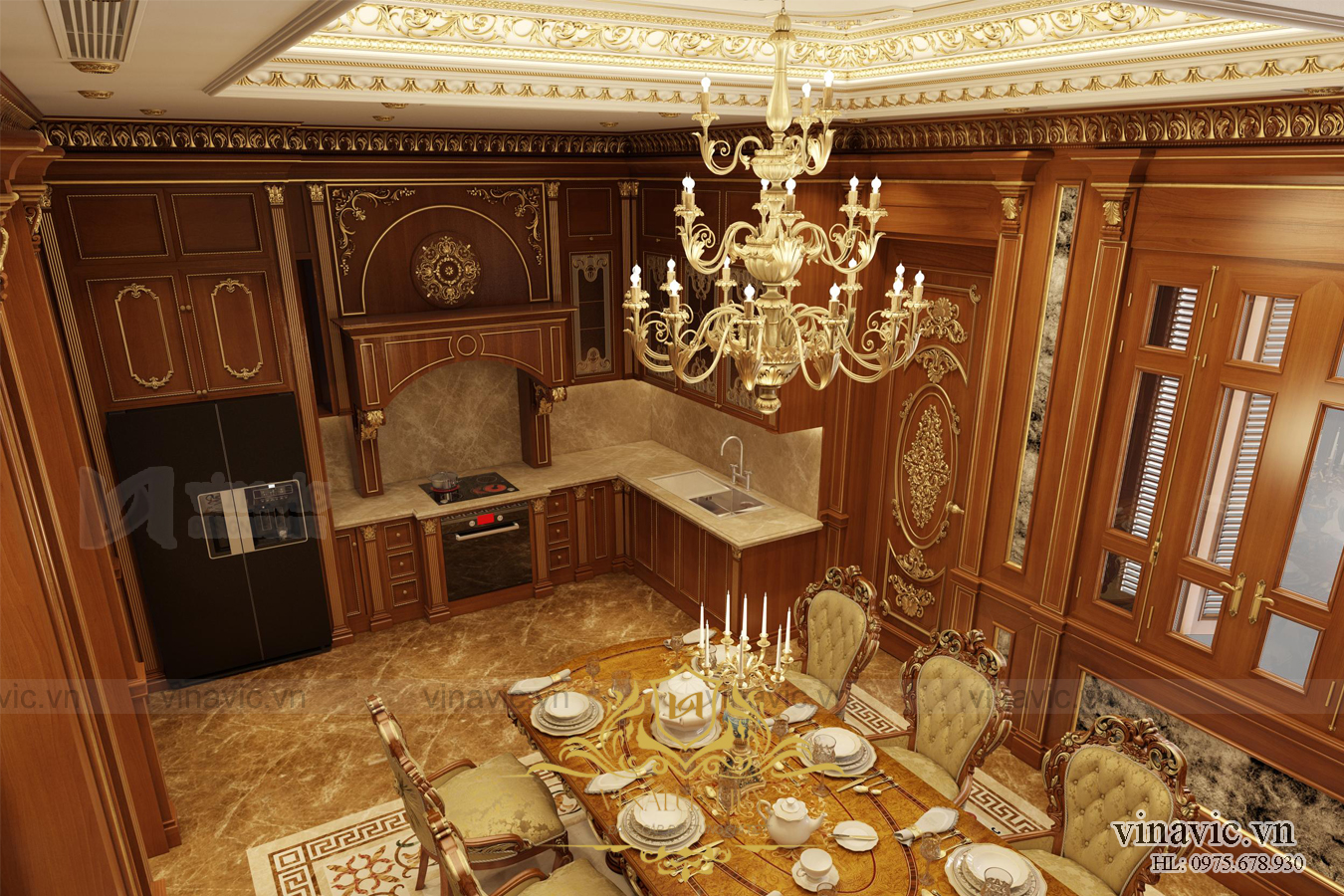 Mẫu nội thất đẹp cho dinh thự độc đáo nhất Việt Nam ở Phú Quốc NT2001