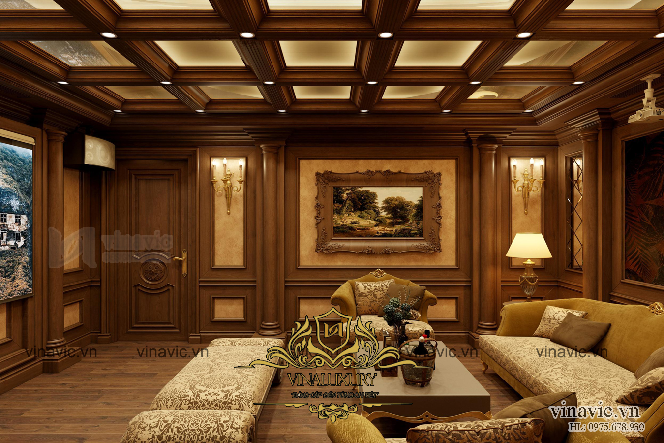 Nội thất cổ điển cho căn biệt thự lộng lẫy ở Hải Dương NT2013