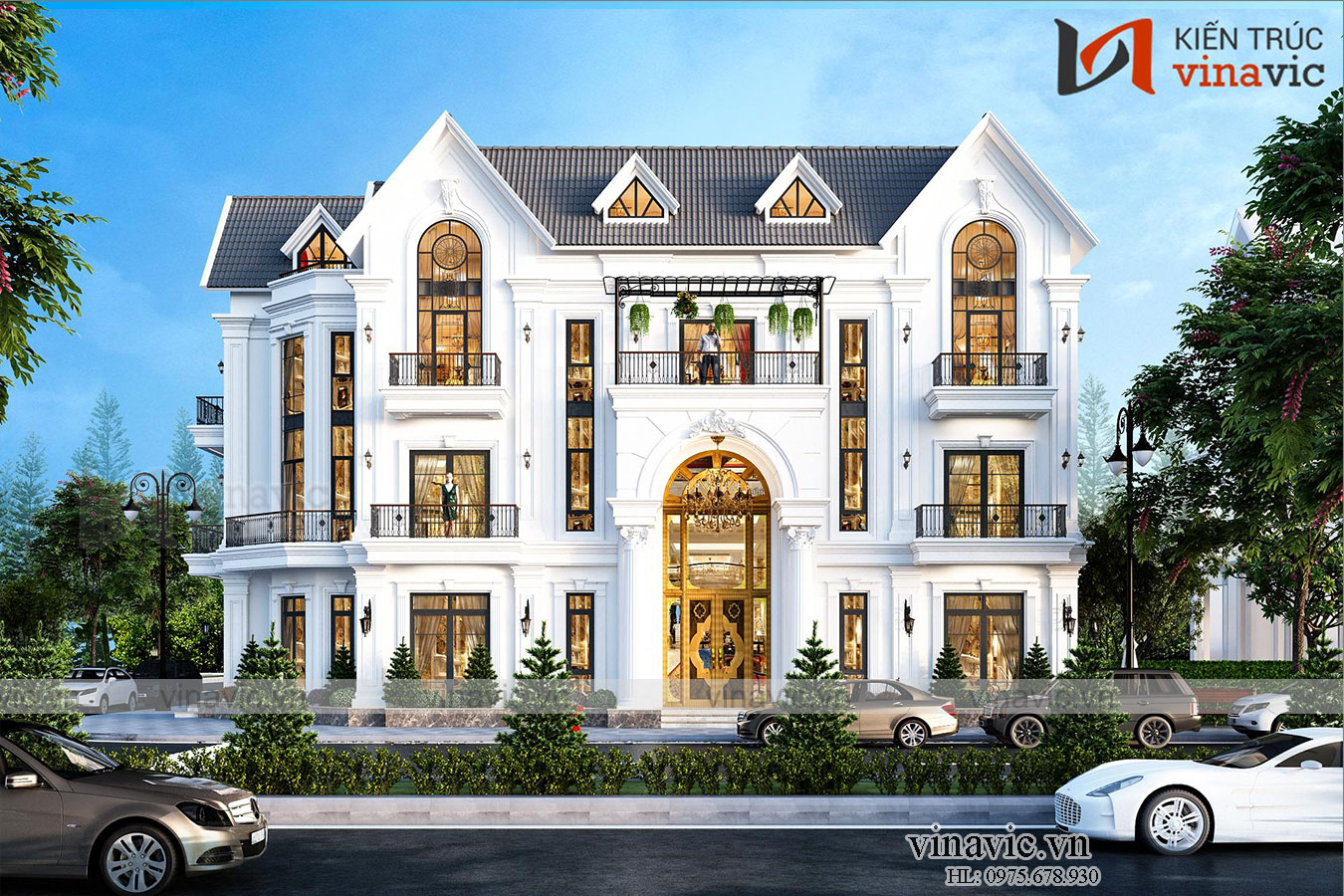 Biệt thự góc 3 tầng ở Vinhome Ocean Park Gia Lâm- Hà Nội