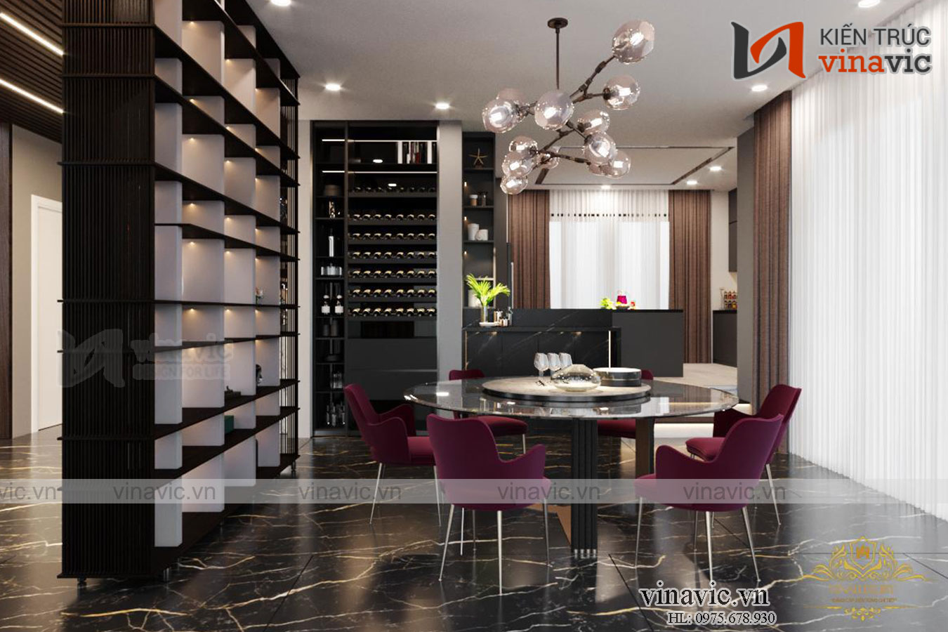 Hình ảnh: Phòng ăn ấm cúng tinh tế đầy sắc màu