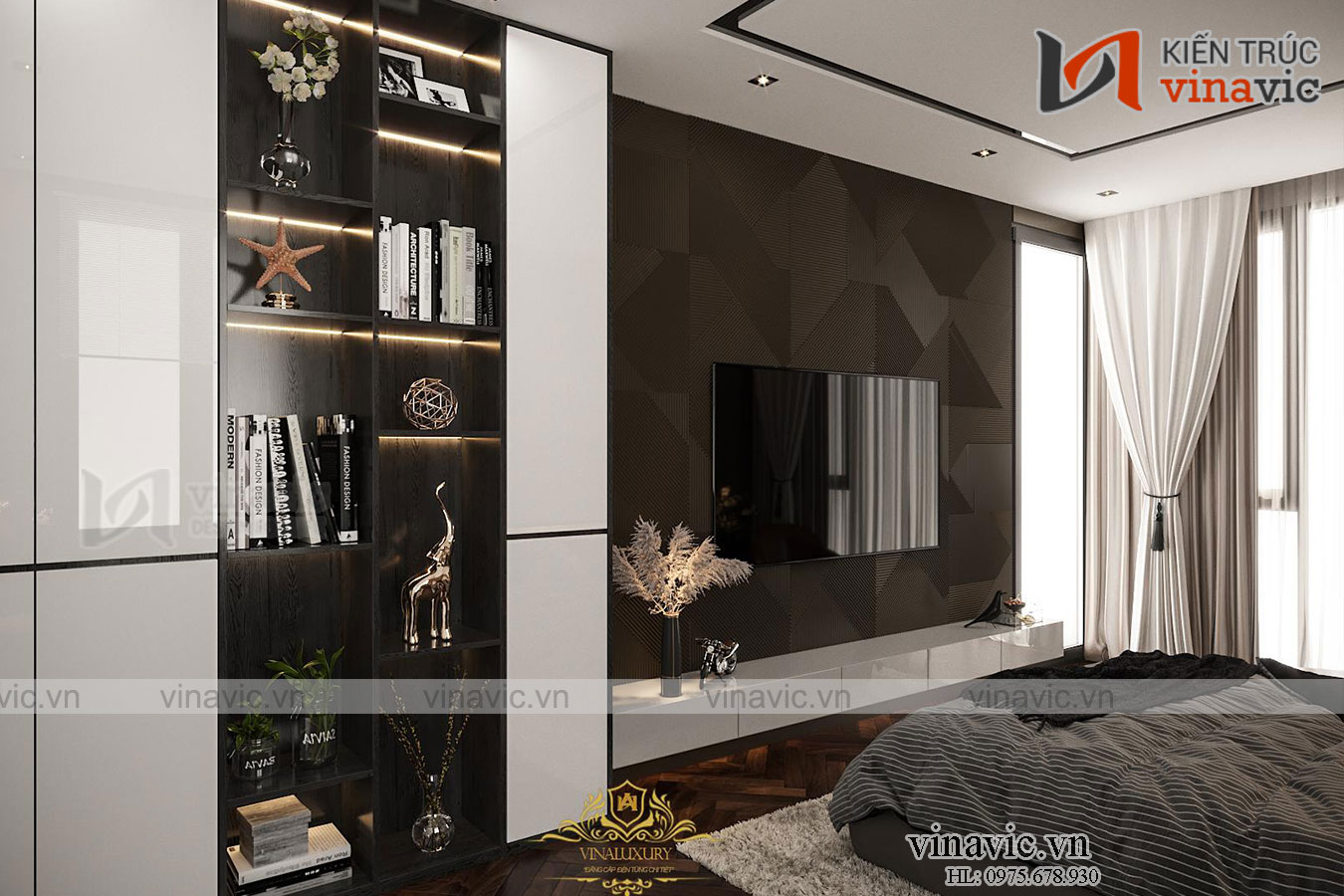 Hình ảnh: Một góc khác của phòng ngủ lớn 