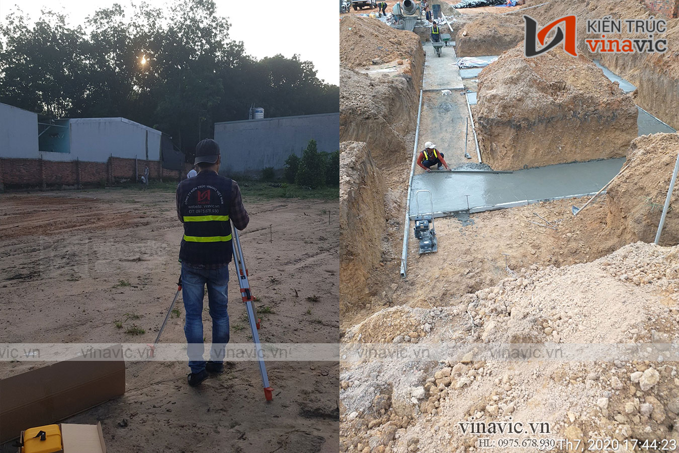 Thi công trọn gói kiến trúc và nội thất biệt thự ở Bình Dương TCBT2002