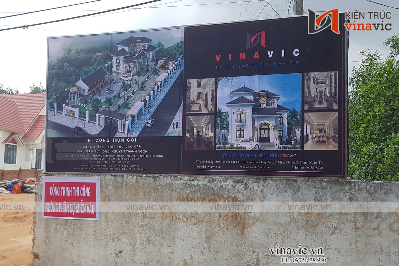 Thi công trọn gói kiến trúc và nội thất biệt thự ở Bình Dương TCBT2002