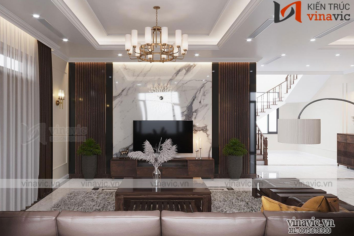 Nội thất hiện đại cho biệt thự anh Huy Hạ Long- Quảng Ninh NT2019