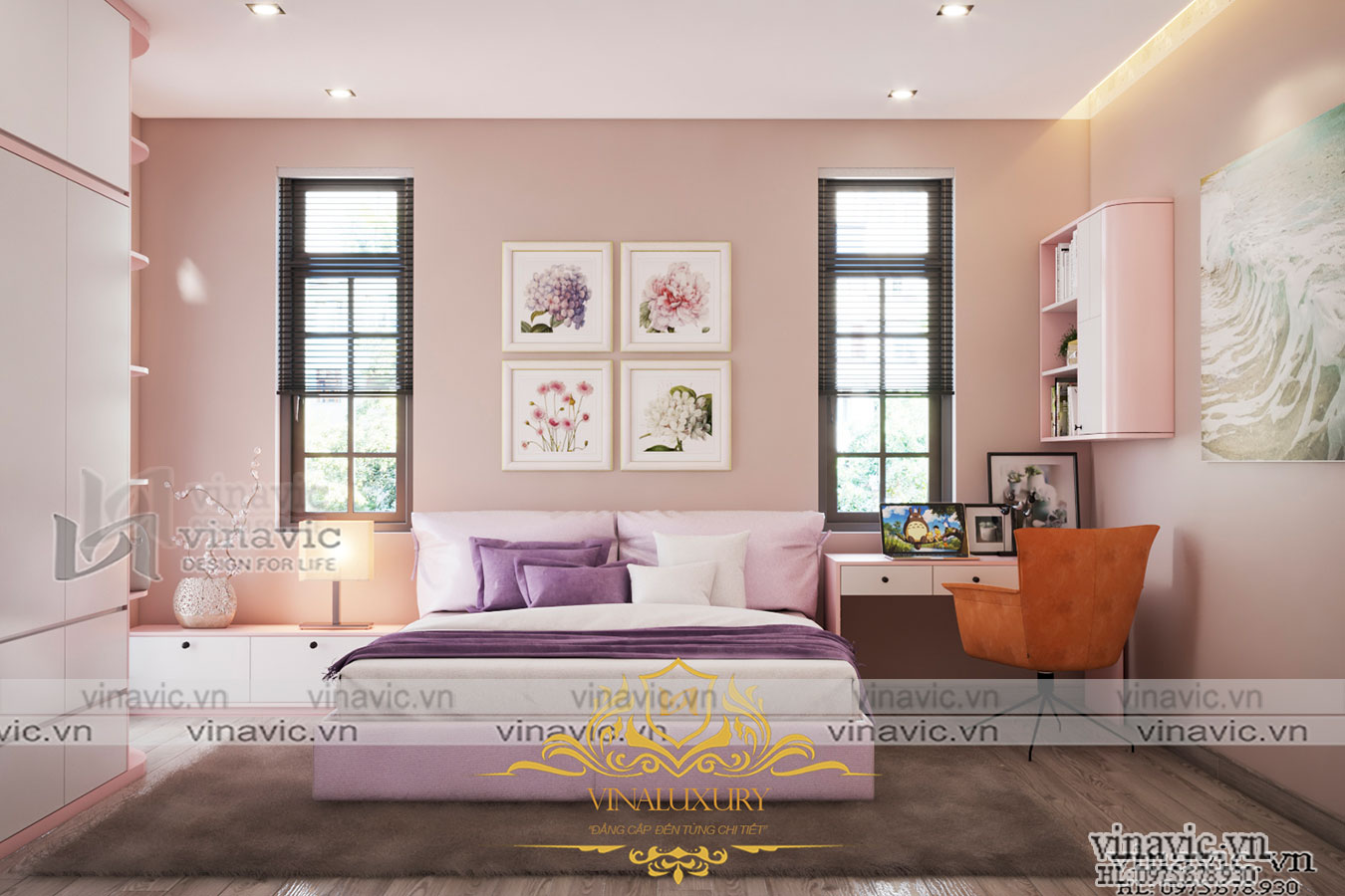 Nội thất biệt thự hiện đại cho anh Tịnh- Bình Phước NT2015