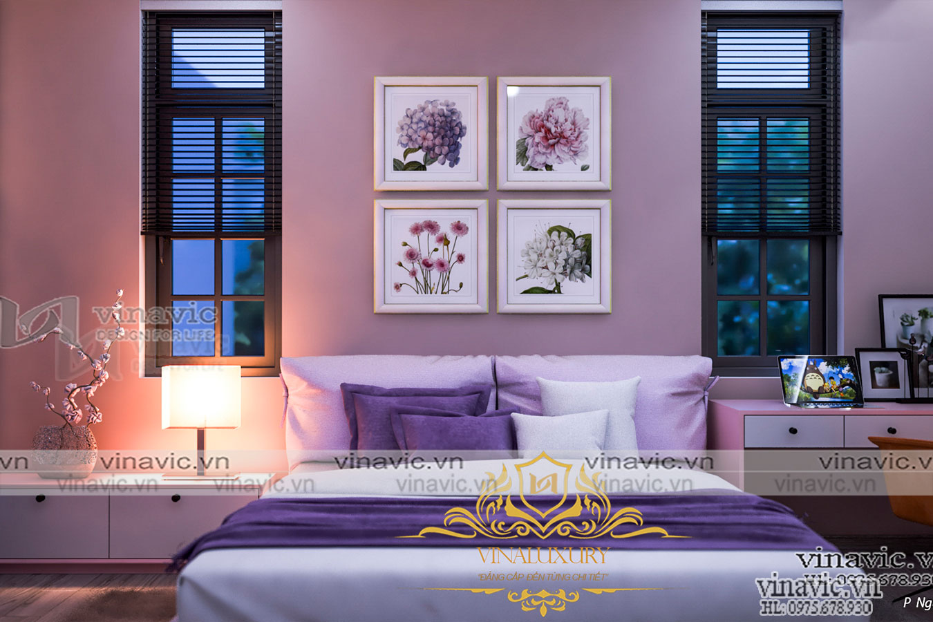 Nội thất biệt thự hiện đại cho anh Tịnh- Bình Phước NT2015