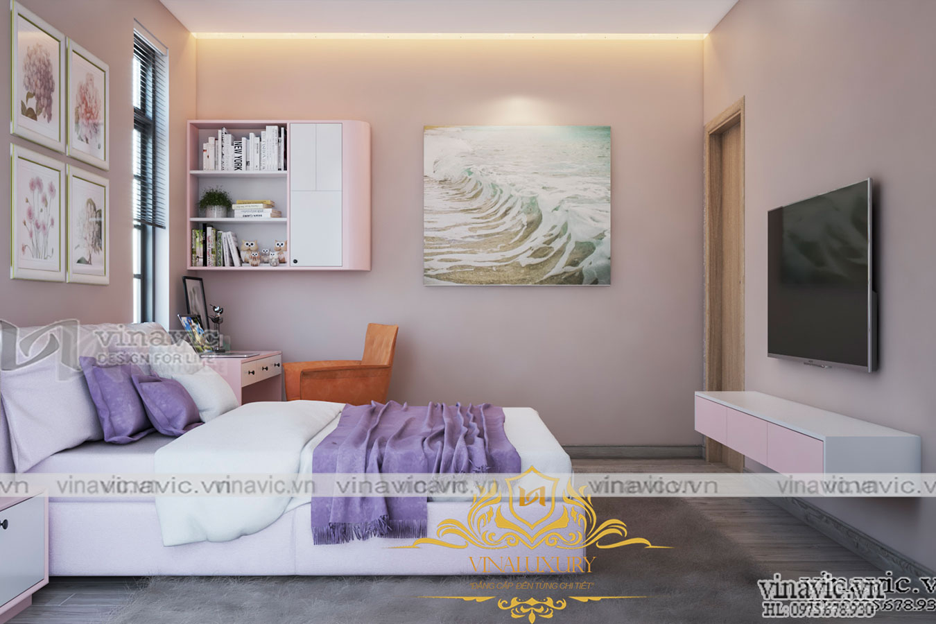 Nội thất biệt thự hiện đại cho anh Tịnh- Bình Phước NT2015