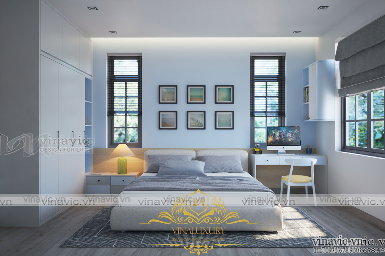 Nội thất biệt thự hiện đại cho anh Tịnh- Bình Phước NT2015